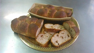 Pan de nueces y pasas  