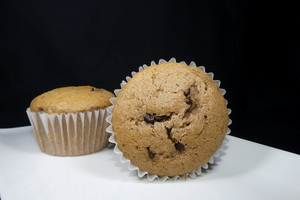 Cheese and chocolate muffins