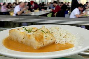 Hake in american sauce