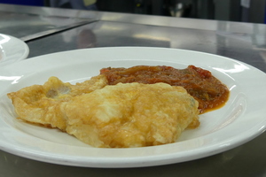 Bacalao con piperrada