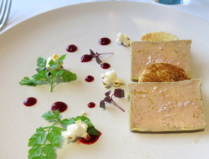 Duck foie gras micuit poached in a traditional way