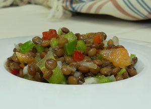 Lentil salad