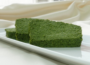 Spinach pudding