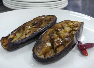 Roasted aubergine