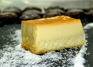 Coconut cream caramel