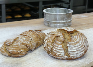 Pan de centeno con escaldado