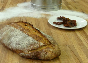 Pan de tomate deshidratado