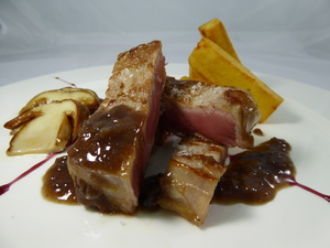 Entrecôt with Rioja wine sauce